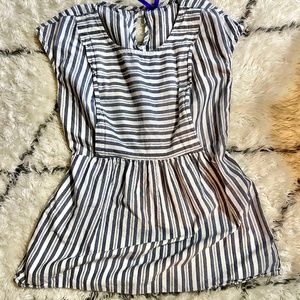 SERAPHINE cotton striped maternity and nursing top